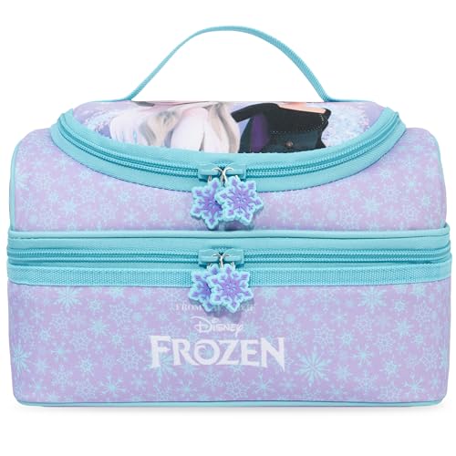 Get Trend Disney Reine Des Neiges Sac Isotherme Repas Enfant Fille, Fermeture Eclair et Double Compartiment Sac Repas Isotherme pour École, Pique Nique ou...