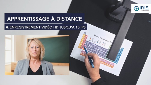 IRIScan Desk 6 Scanner Portable A4 & Livres - 8MP IA Aplatissement Numérisation Auto Win Mac