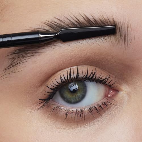 Image of e.l.f. Cosmetics Brow Lift Applicator, Dual-Ended Eyebrow Brush For Grooming & Lifting Brows & Applying Brow Wax, Creates A Fluffy Feathered Look, Black
