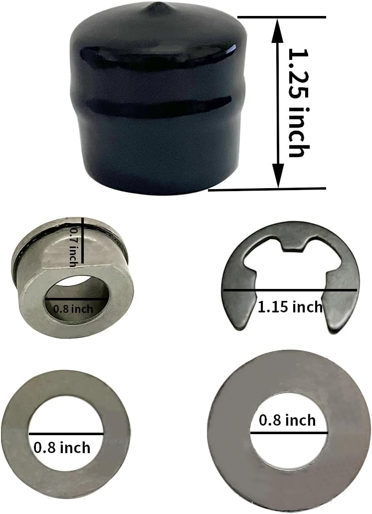 532009040 Switch Front Wheel Bearing Bushing Kit - Fits for Husqvarna Craftsman AYP Poulan 9040 9040H 121748X 121749X 12000029 - for John Deere M123811 M123253 R27434 24H1398 Z9972H Lawn Mower