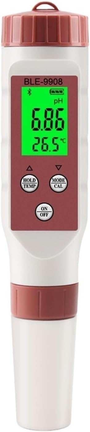 Ble-C600 Compatible Water Quality Pen 7 in 1 Ph Ec Tds Orp Salt S.G Temp Meter App Intelligent Control Tester