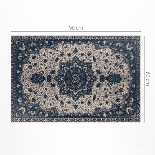 Tapis vinyle 60x90 cm durable pour masquer et proteger le sol cuisine