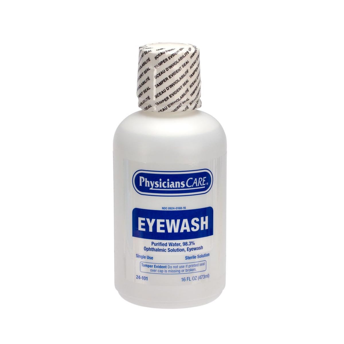 PhysiciansCare Eye Wash Solution, Sterile Isotonic Buffered Solution for Flushing & Irrigating Eyes, 16-oz Bottle PhysiciansCare Eye Wash Solution, Sterile Isotonic Buffered Solution for Flushing & Irrigating Eyes, 16-oz Bottle