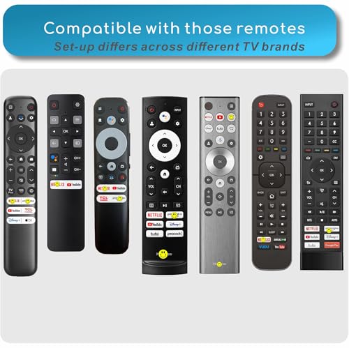 Image of Replacement for Insignia TV Remote 2026-2020 Toshiba Hisense TCL Smart TVs | Universal TV Remote, Remote Finder, Google, Smooth feel, Premium, old Insignia-LED-LCD HDTV