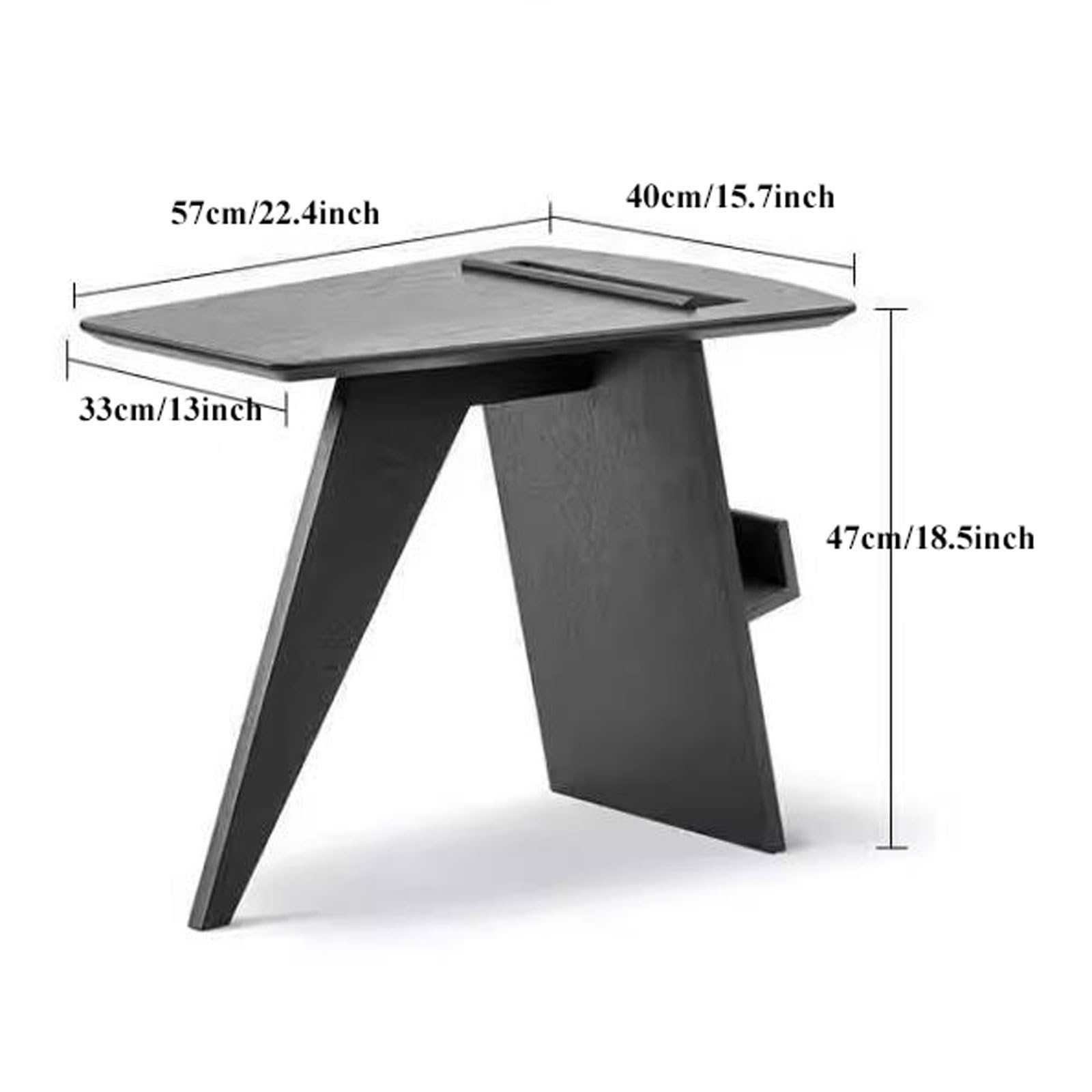 eexbz Sofa Small Side Table Coffee Table for Small Spaces,Wood End Tables Living Room,Slim End Table with Magazine Holder Rack, Bedside Table Small Nightstand Bedroom Sofas for Living Room