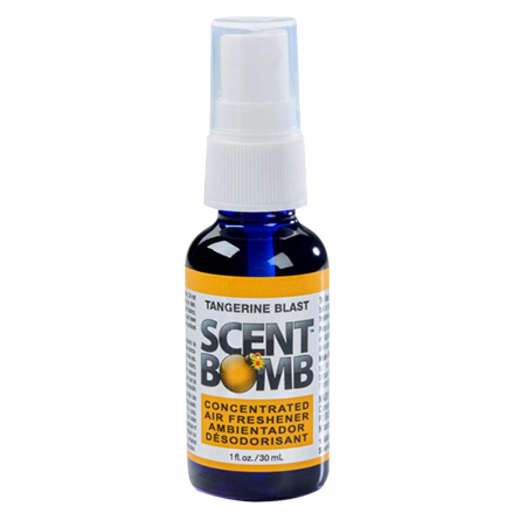Scent Bomb Air Freshener Spray, 100% Oil Based Concentrated Air Freshener, Air Freshener Spray for Car, Room, Bathroom and Odor Eliminator (Tangerine Blast)