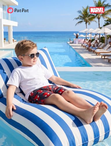 Image of Disney Stitch Spiderman Star Wars Cars Toy Story Mickey Boy Swim Trunks UPF50+Swim Shorts Compression Liner & Quick-Dry 6M-9Y