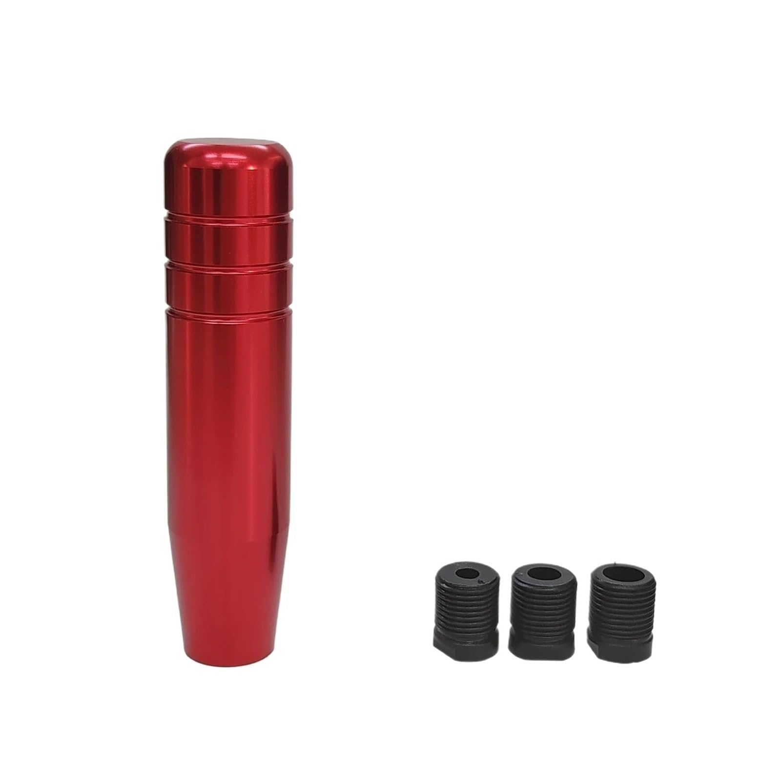 Jxewmtmc Red 13 Cm 13Cm 18Cm Shift Knob Stick Manual Transmission Universal Car Aluminum Extended Gear Shifter Head Gear Stick Shift Cover(Red 13 Cm)