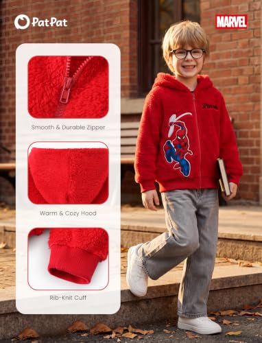 Image of Disney Girl /Boy Fleece Jacket Zipper Sherpa Fuzzy Hoodie Winter Coat 2-13Y