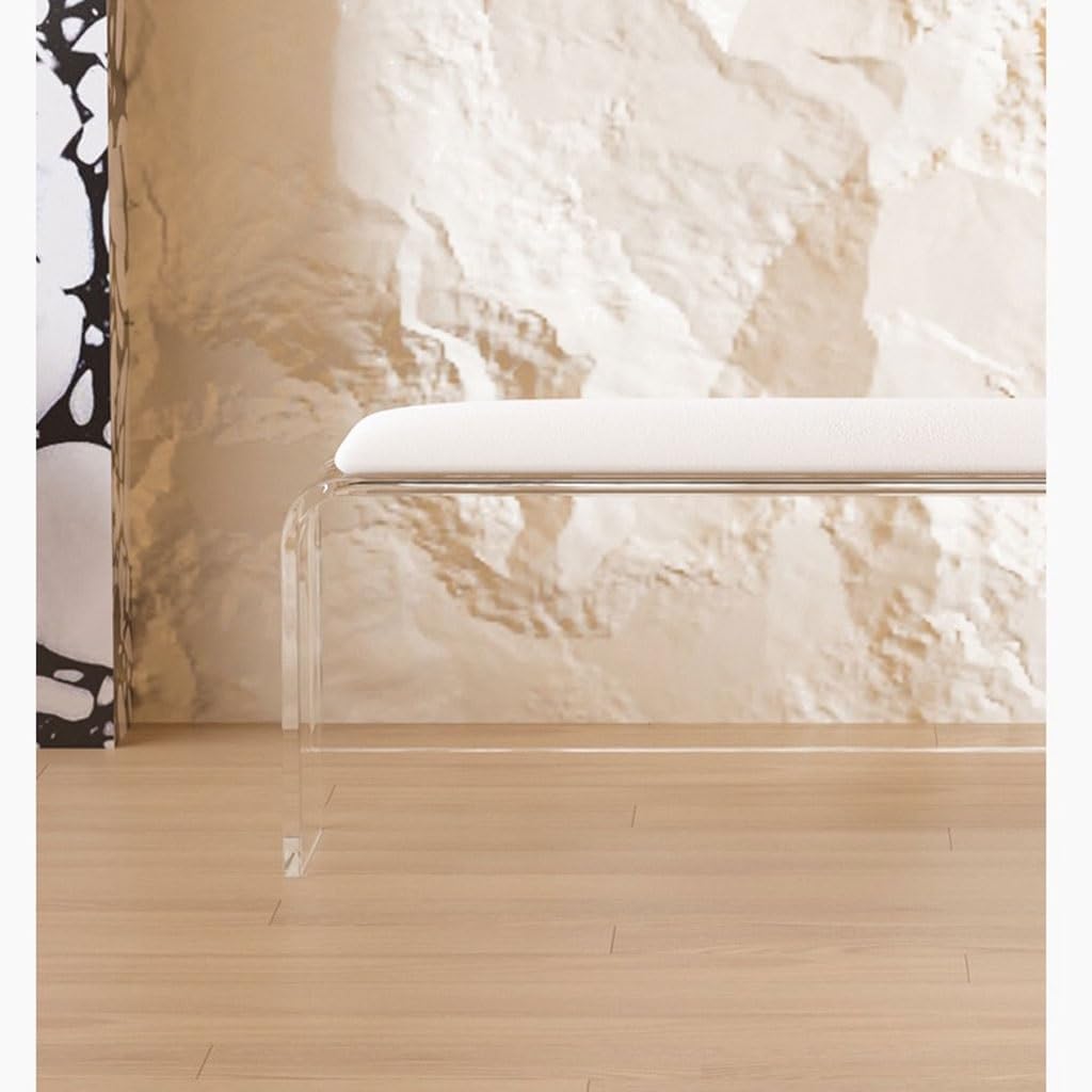 Foot Stools ottoman Shoe Bench Simple Style Bench Dining Chair Home Living Room Entrance Door Shoe Changing Bench Bed End Makeup Stool Shoe Changing Stool, S80cm