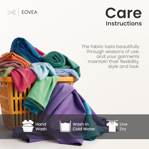 Eovea Nylon Spandex Fabric - 4 Way Stretch Fabric - Swimwear Fabric By The Yard - 60 Inch Wide Lycra Fabric - Stretchy Swimsuit Fabric thumb #3