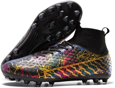 Soccer Cleats Boys Girls High-top Training Soccer Shoes