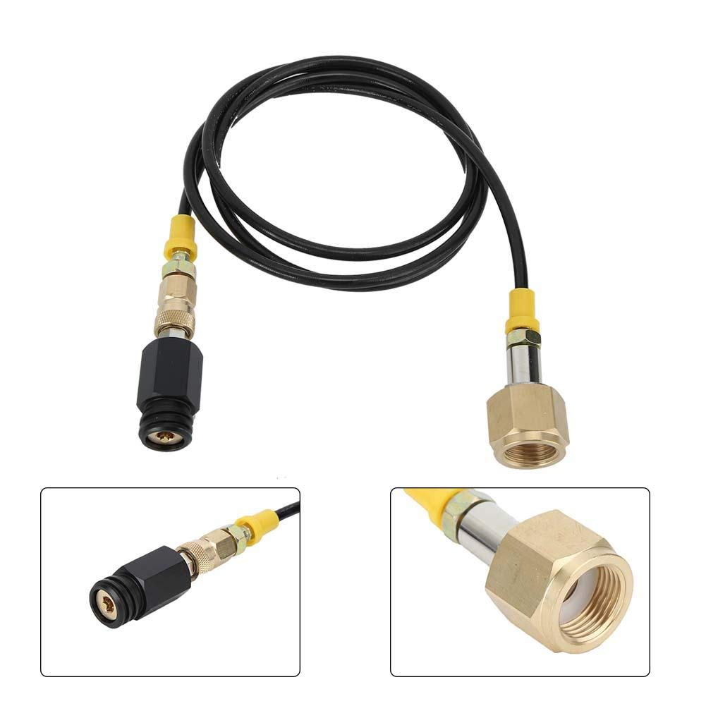 Zestaw węży do butli CO2 pod wysokim ciśnieniem W21.8-14 DIN 477 Adapter do butli CO2 do 1,5 m