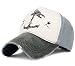 Glamorstar Pirate Ship Anchor Baseball Hat Printing Adjustable Hip-Hop Cap Black Grey