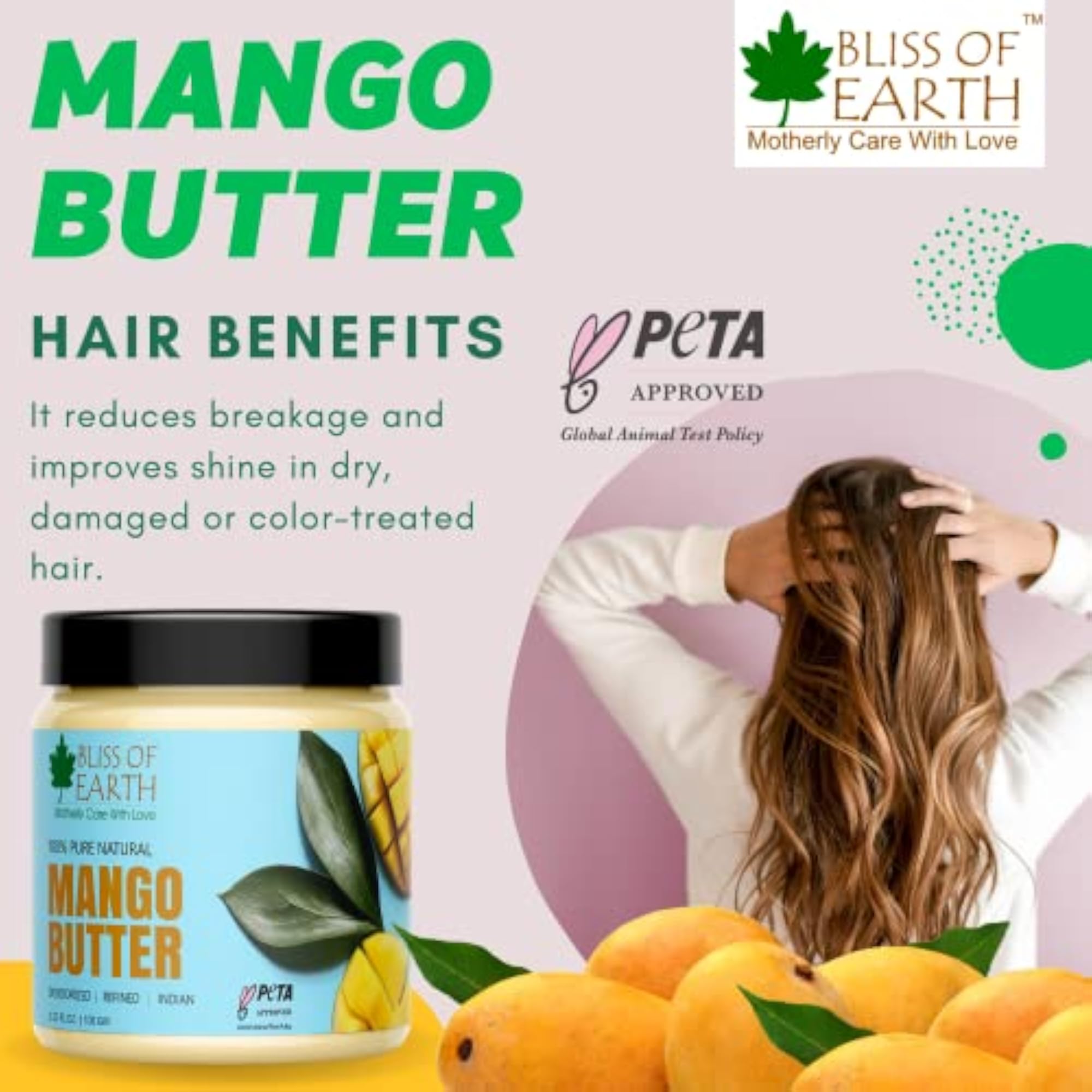 Deodorised Indian Mango Butter, 100g