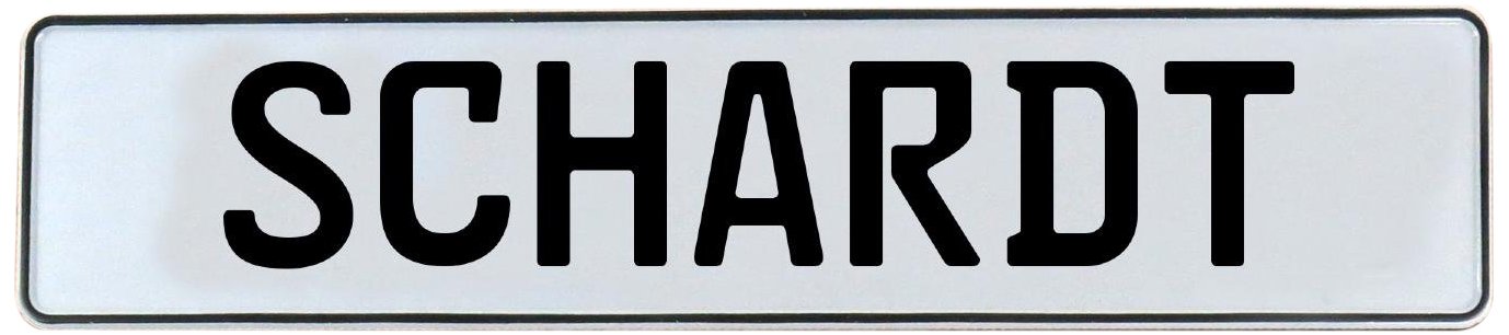 749467 White Stamped Aluminum Street Sign Mancave Wall Art (Schardt), 1 Pack