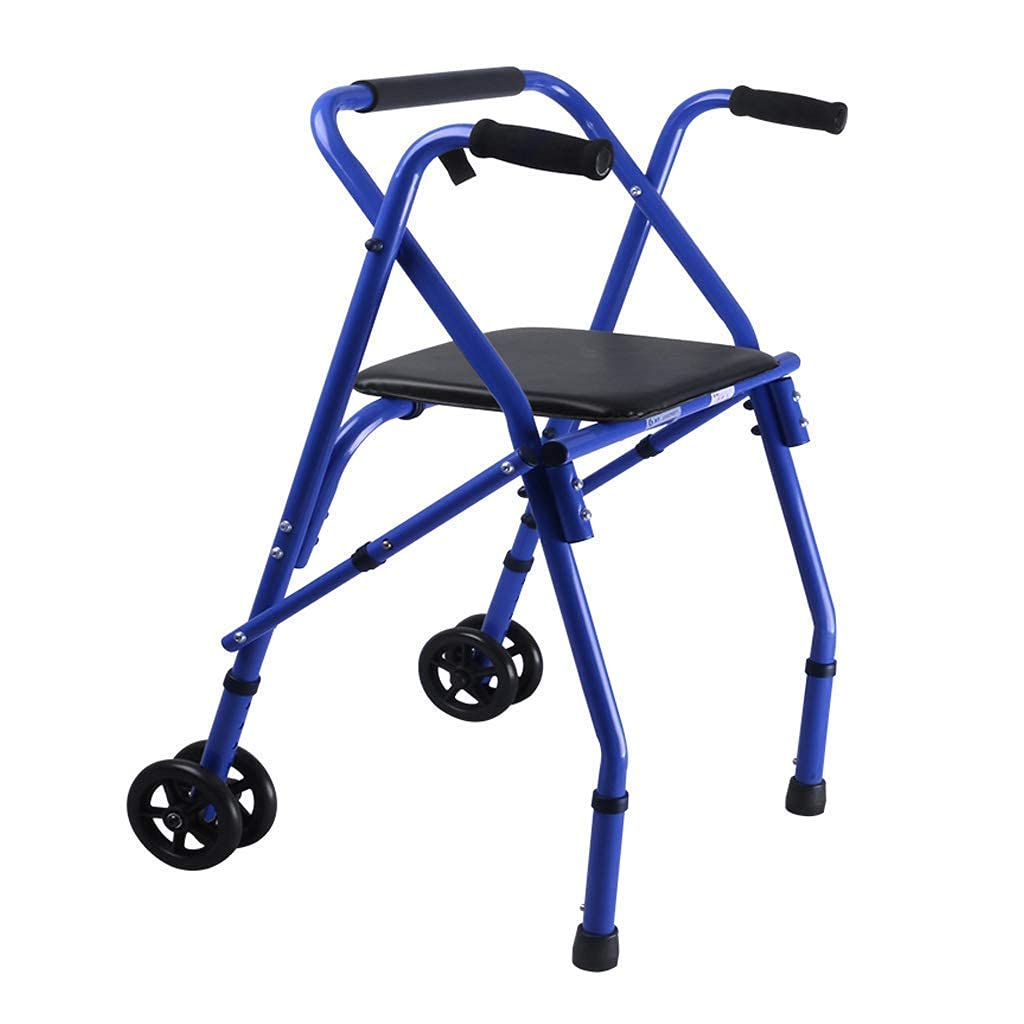 Buy Walkers for seniors Bariatric Heavy Duty Folding Rollator Walker