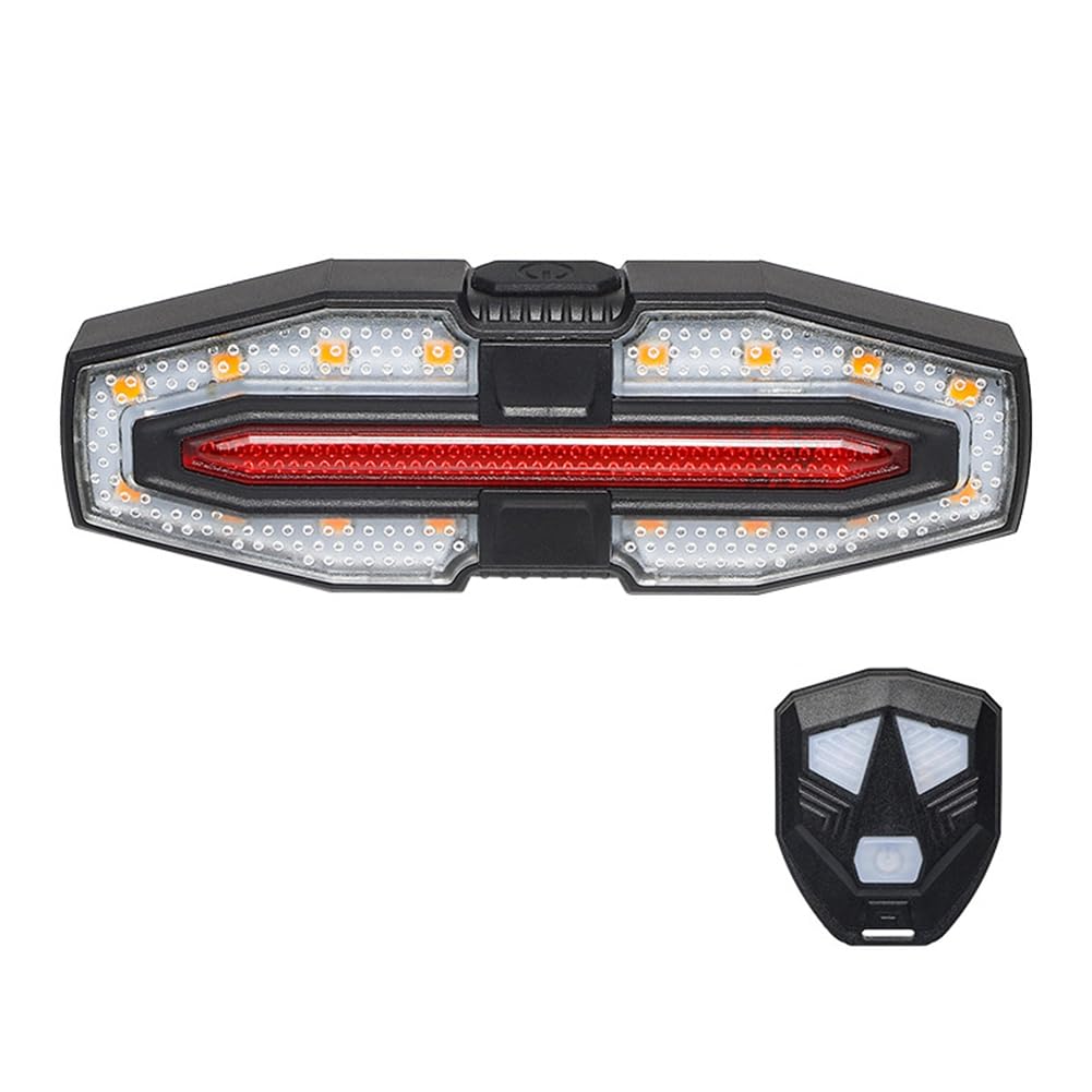 Kopinma New Bicycle Turn Tail Light, Bike lights Back Rear Light, Night Riding Turn Light, Mountain Bike Tail Light Safety Warning Light Reflectors Turn Signal Taillight Riding Equipment