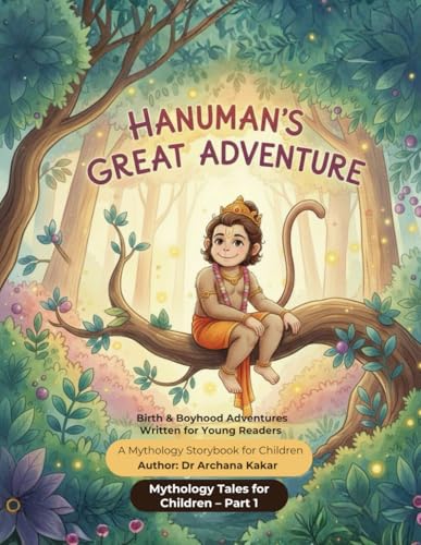 Young Hanuman: Birth & Boyhood Adventures: A Mythology Storybook for Children.