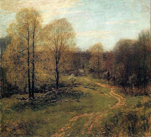 Tableau Prélude de Willard Leroy Metcalf impression sur toile 60x90cm pour décoration de chambre