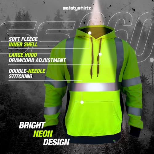 Image of SafetyShirtz SS360 ANSI Class 3 Type R Graphic Hoodie