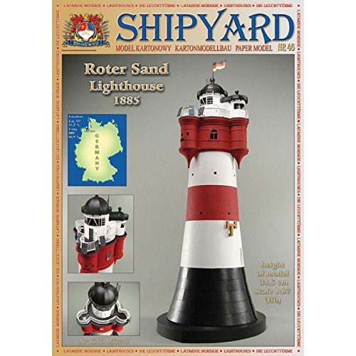 Preisvergleich Produktbild Shipyard Roter Sand Leuchtturm Maßstab 1:87 (H0)