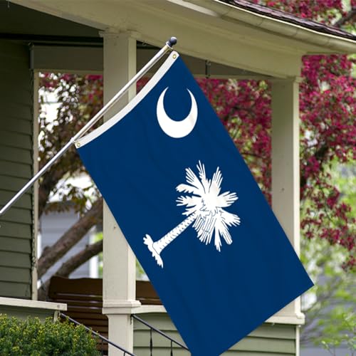 Drapeau Caroline du Sud 61x91 résistant extérieur en polyester 3 plis
