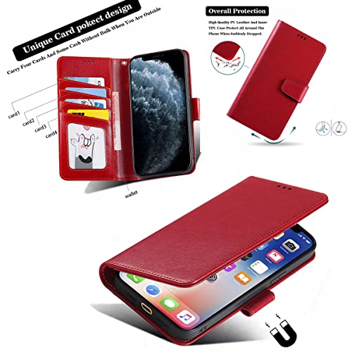 LCEHTOGYE Custodia per TCL 408, PU Shell Case