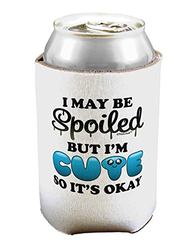 TOOLOUD Spoiled But Cute Blue Can/Bottle Insulator Cooler - 2 Pack