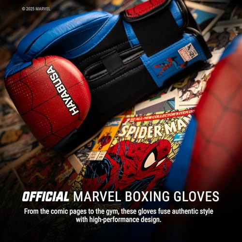 Image of Hayabusa Marvel Classic Boxing Gloves for Men, Women & Kids - Officially Licensed | 16oz 12oz 8oz 6oz Training, Sparring, Bag & Pad Work