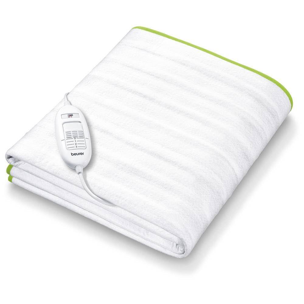 Beurer TS 15 heated underbed | with automatic safety system made of soft fleece and with 3 temperature levels | easy fixation on bed and mattress | washable at 30° | 150 x 80 cm