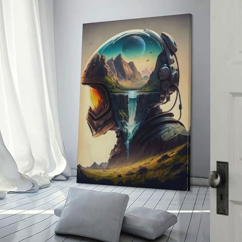 Œuvre d'art pour salon Nature in astronaut déco chambre ado