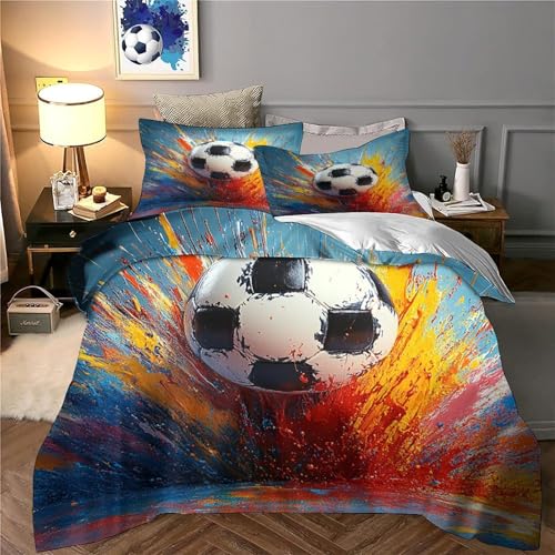 Housse de couette feuilles tropicales microfibre parure de lit 3D