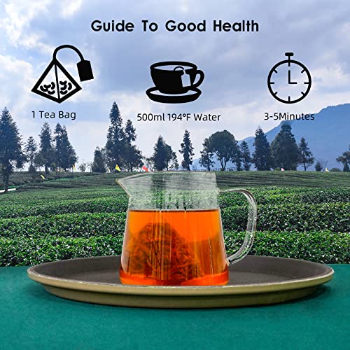 Lixiangtea Breakfast Black Tea | Whole Leaf Chinese Iced Tea|Gluten Free 25 Count Tea Bags | 4.4Oz/125G | Brew Hot Cold Tea #TOP5