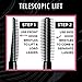 L'Oreal Paris Telescopic Lift Mascara, Lengthening and Volumizing Eye Makeup, Lash Lift with Up to 36HR Wear, Washable, Blackest Black, 0.33 Fl Oz