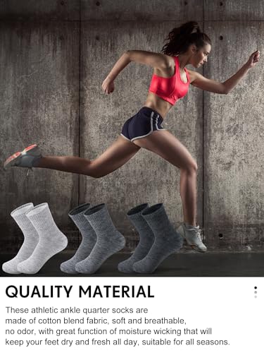 Image of Tarpop 100 Pairs Bulk Mens Socks Moisture Wicking Casual Sports Ankle Socks for Homeless Unisex Adult Men Women