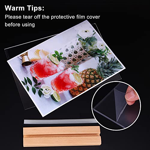 GUOKOFF Porta Menu da Tavolo A4 (4 Pezzi), Porta