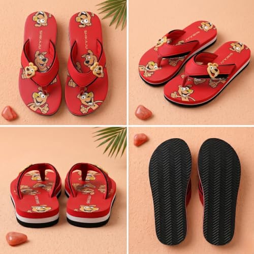 Image of Kids' Flip Flop Slippers, soft and Lightweight sole, Super Flexible, Comfortable & Arch Support, Durable Indoor and Outdoor Slippers