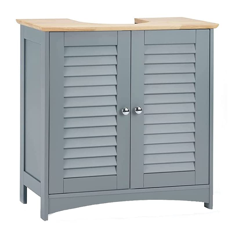 Buy Under Sink Bathroom Grey Bathroom Storage w/Solid