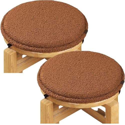 28/30/33/35/40/45cm ���E���h�`�F�A�N�b�V���� 1/2/4 �Z�b�g ? �R�t������~�߃X�c�[���p�b�h ? �o�[�X�c�[���A�_�C�j���O�`�F�A�A�r�X�g���A�ؐ��A�������̈֎q�p�̃t�H�[������V�[�g�N�b�V����(7,2pcs:28cm/11in)