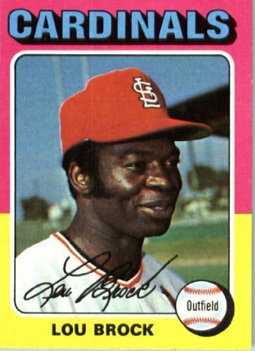 1975 Topps Baseball Card #540 Lou Brock