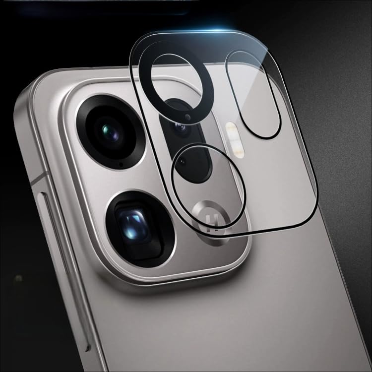 Image of 9H CLEAR GLASS-Back Camera Lens Protector For Oppo Find X9 5G Full Coverage 360 Degree Protection Tempered Glass Bubble-Free Anti-Scratch Easy Install Ultra-Thin.-Not Plastic [Clear]
