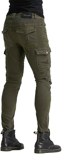 Miniatura 6 de Pantalones de motocicleta, versátiles y duraderos jeans de motocicleta para hombres y mujeres, pantalones de equitación con almohadillas Kenn y