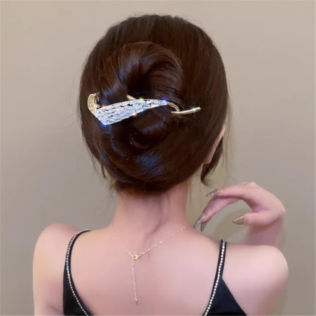 Pince à cheveux un mot pour attacher les mèches épaisses facilement