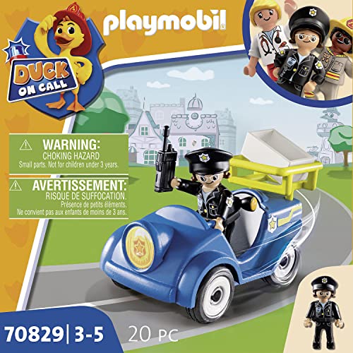 PLAYMOBIL Duck ON Call 70829 Mini-Auto Polizei, Spielzeug für Kinder ab 3 Jahren – Bild 4