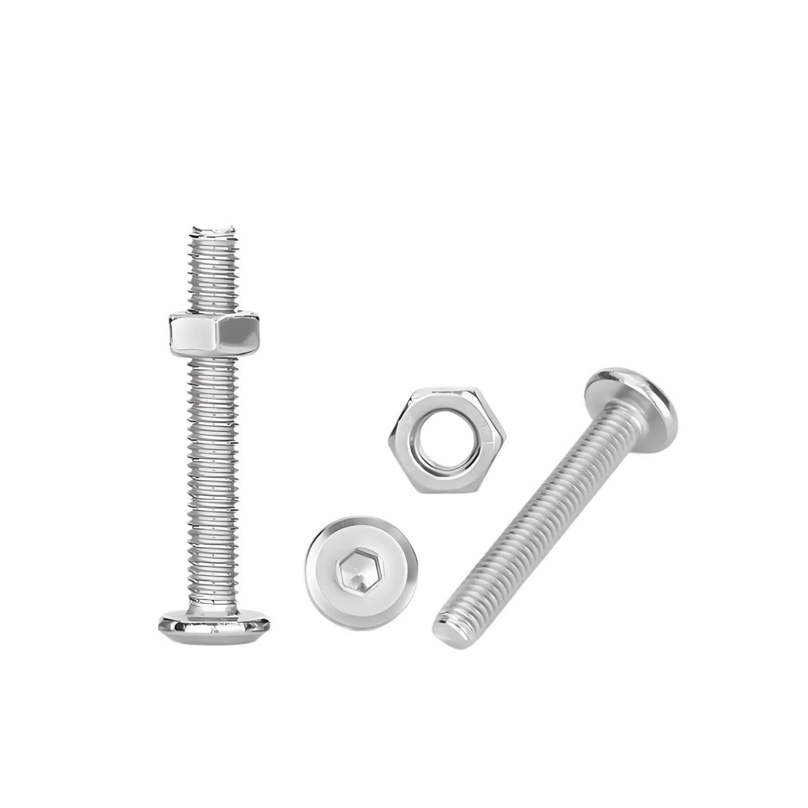 Tornillo Cabeza Plana Grande Hexagonal Acero 304