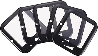 UKCOCO Vidro Temperado Relógio Preto Smartwatches Protetor De Tela Protetor De Tela De Relógio 3D Filme Anti-Riscos Relógio De Tela Filme Protetor Protetor De Relógio Pvc Preto 5 Unid