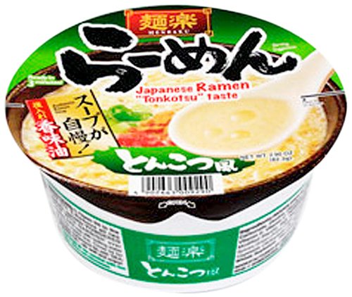 Hikari Menraku Japanese Ramen Tonkotsu Taste 82.3 g (Pack of 3)