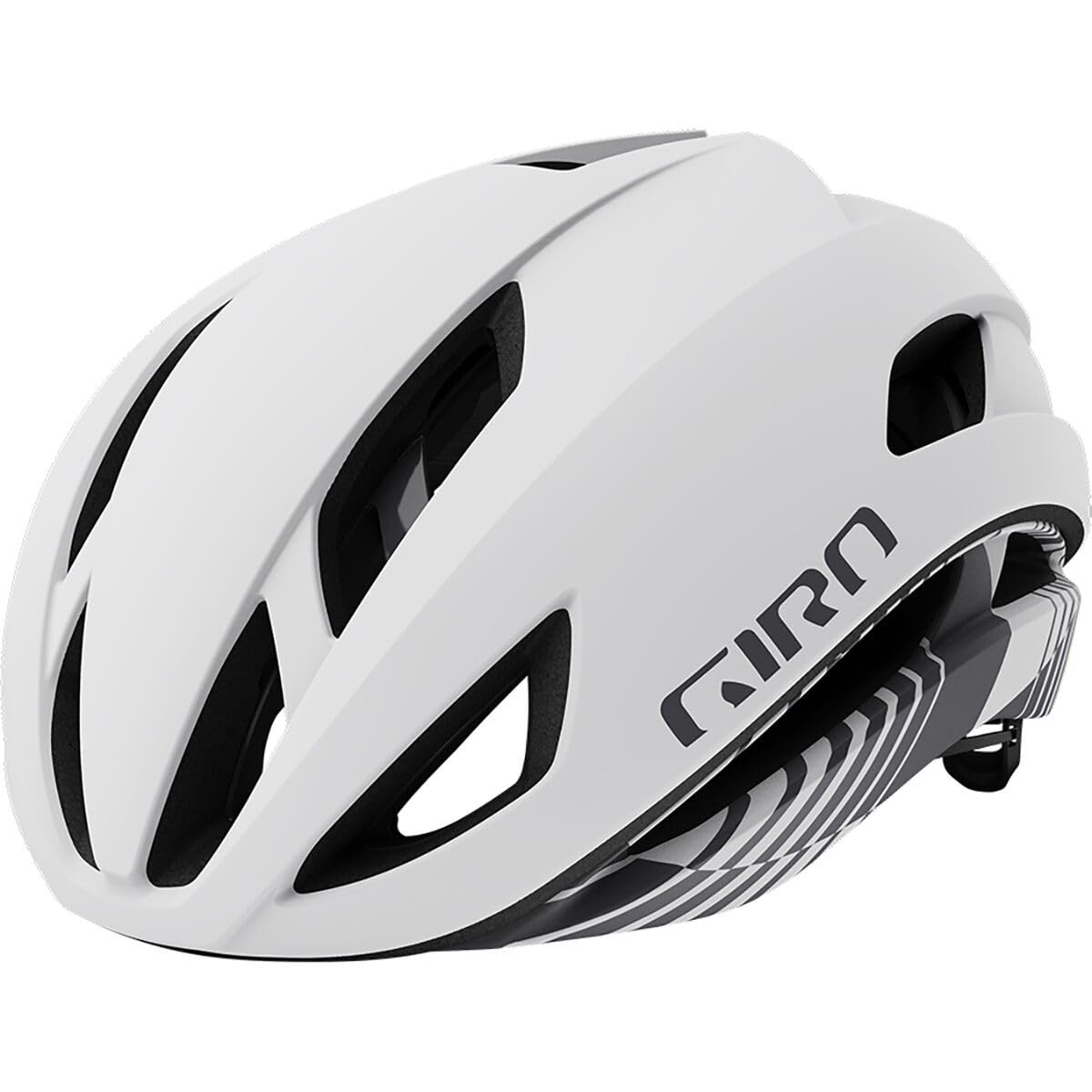 Photo 1 of Giro Eclipse Spherical Adult Road Cycling Helmet - Matte White Charcoal Rush, Large (59-63 cm)