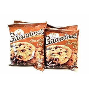 Grandma’s Cookies Chocolate Chip Flavored 8 cookies 2 Per Pack (pack of 4)